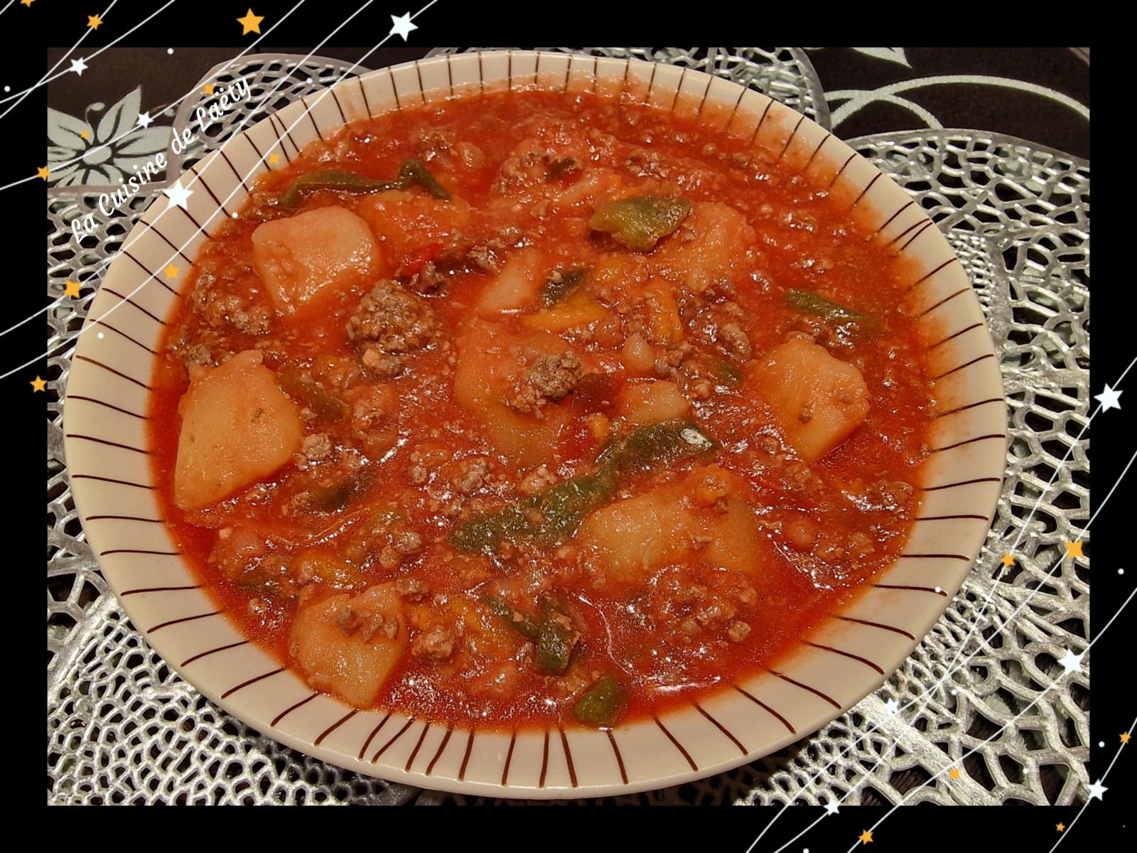 Boeuf aux Poivrons et Pommes de terre