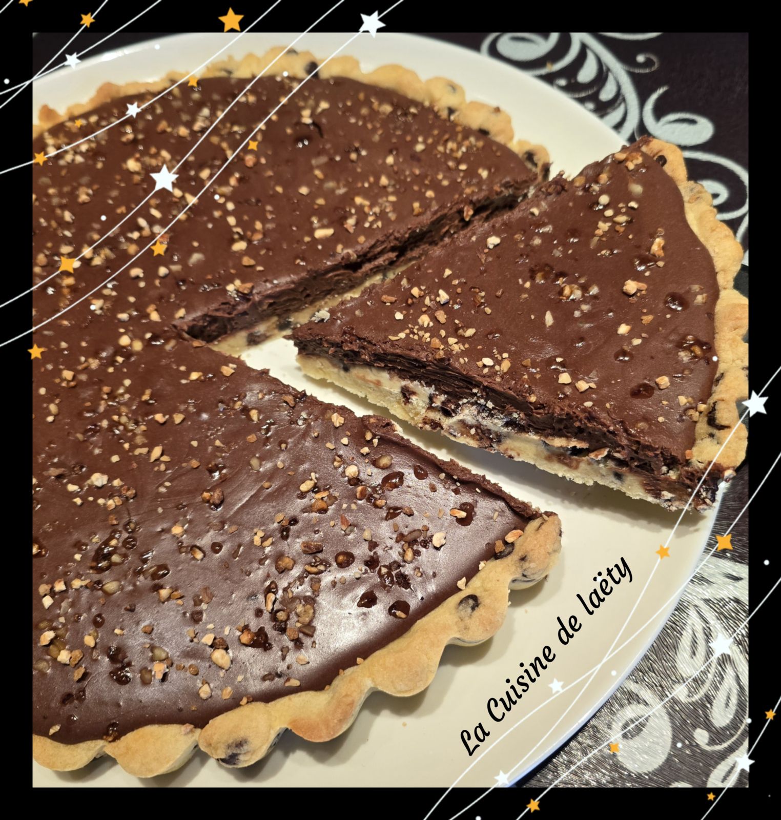 Tarte Cookie au Chocolat Praliné