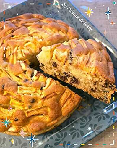 Gâteau aux Pommes et aux Pépites de Chocolat