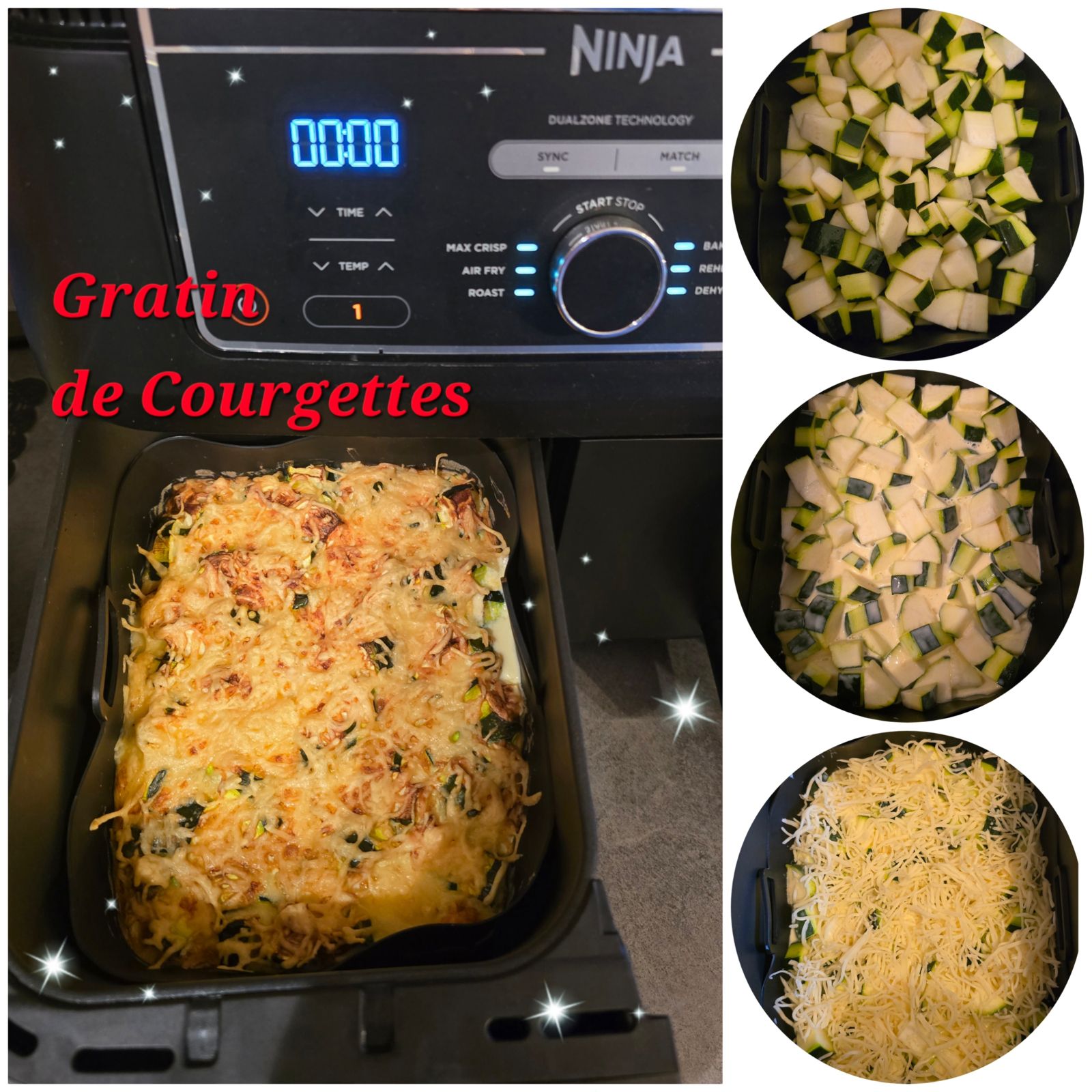 Gratin de Courgettes à la Ninja Air Fryer