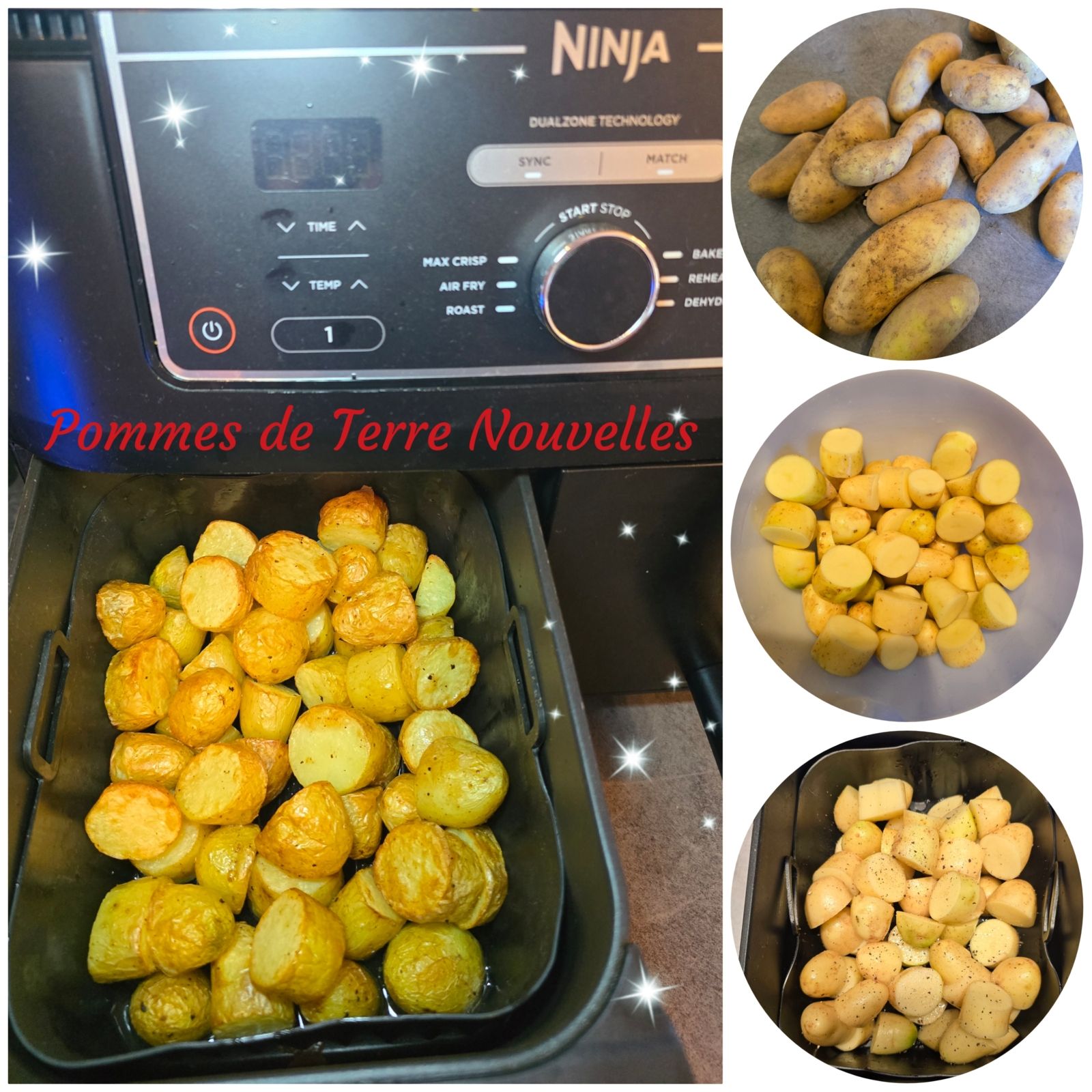 Pommes de Terre Nouvelles à la Ninja Air Fryer