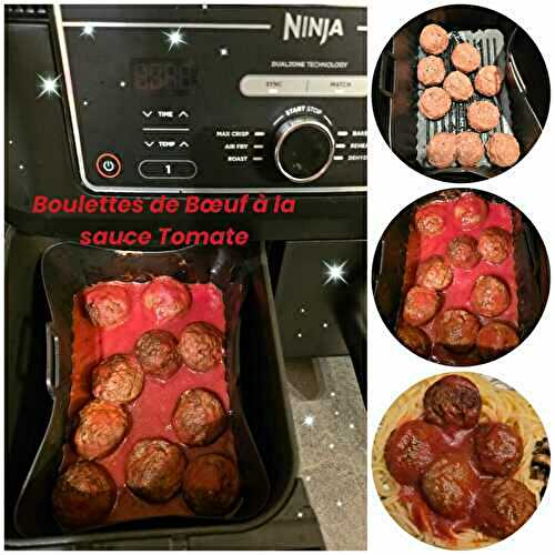 Boulettes de Boeuf à la Sauce Tomate à la Ninja Air Fryer