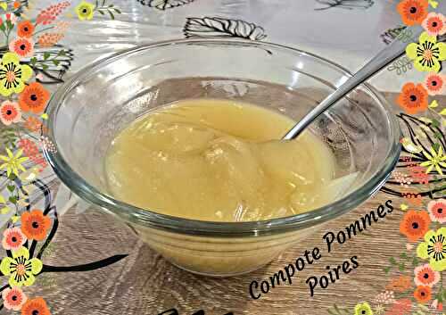 Compote Pommes Poires