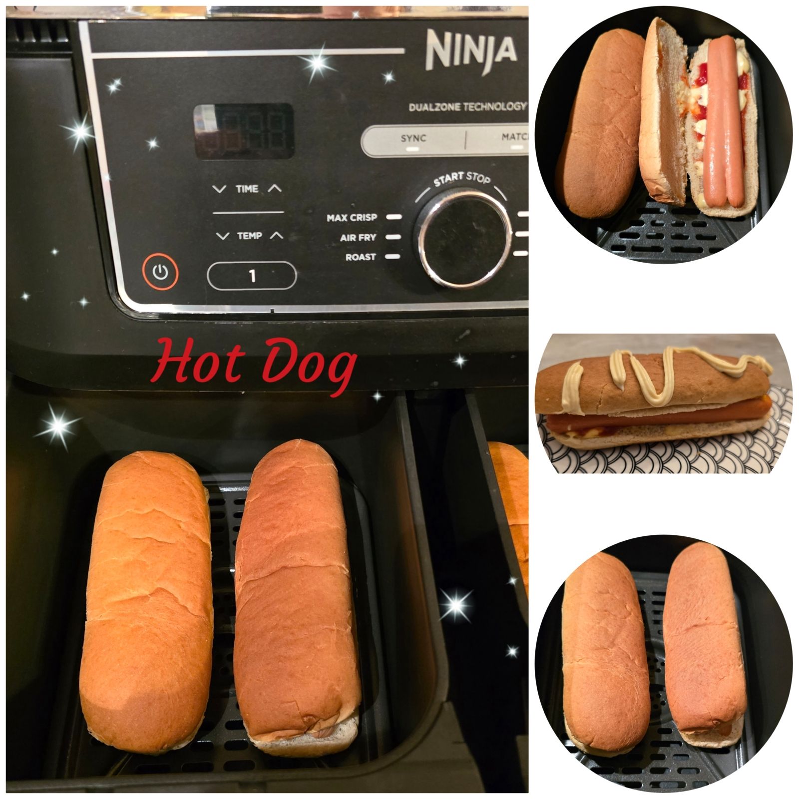  Hot Dog à la Ninja Air Fryer