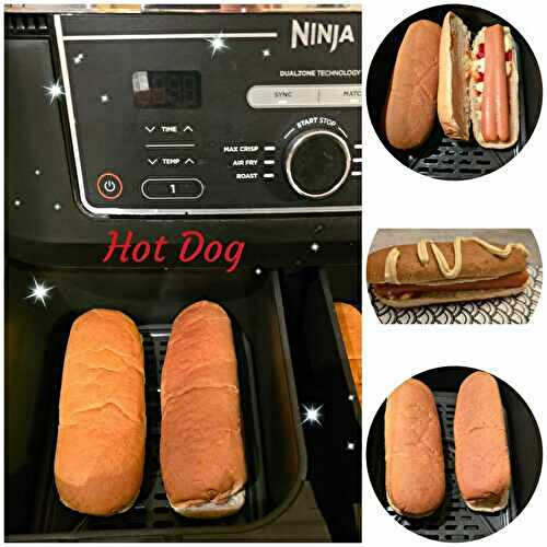  Hot Dog à la Ninja Air Fryer