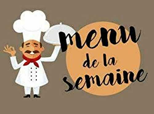 ✏ Menu Semaine 5 Année 2026 ✏