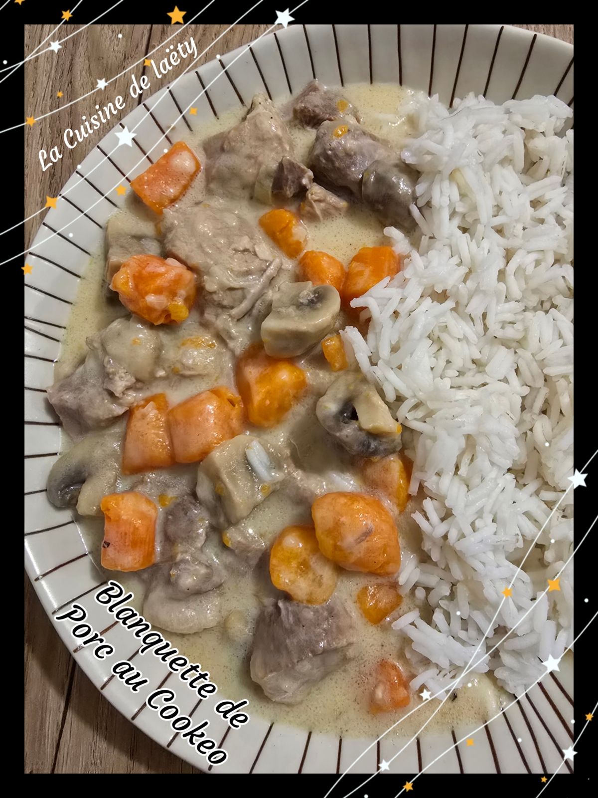 Blanquette de Porc au Cookeo