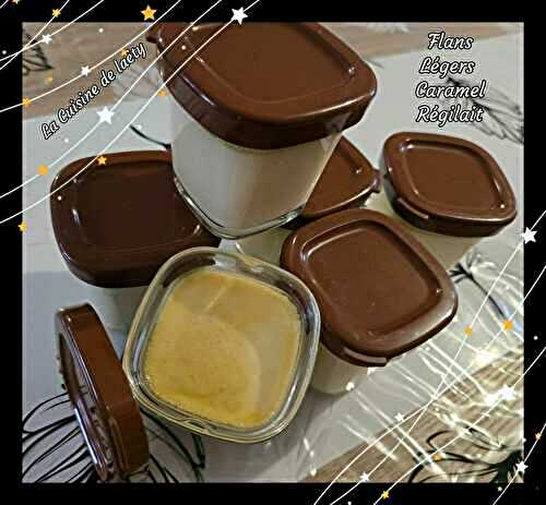 Flans Légers au Caramel Régilait