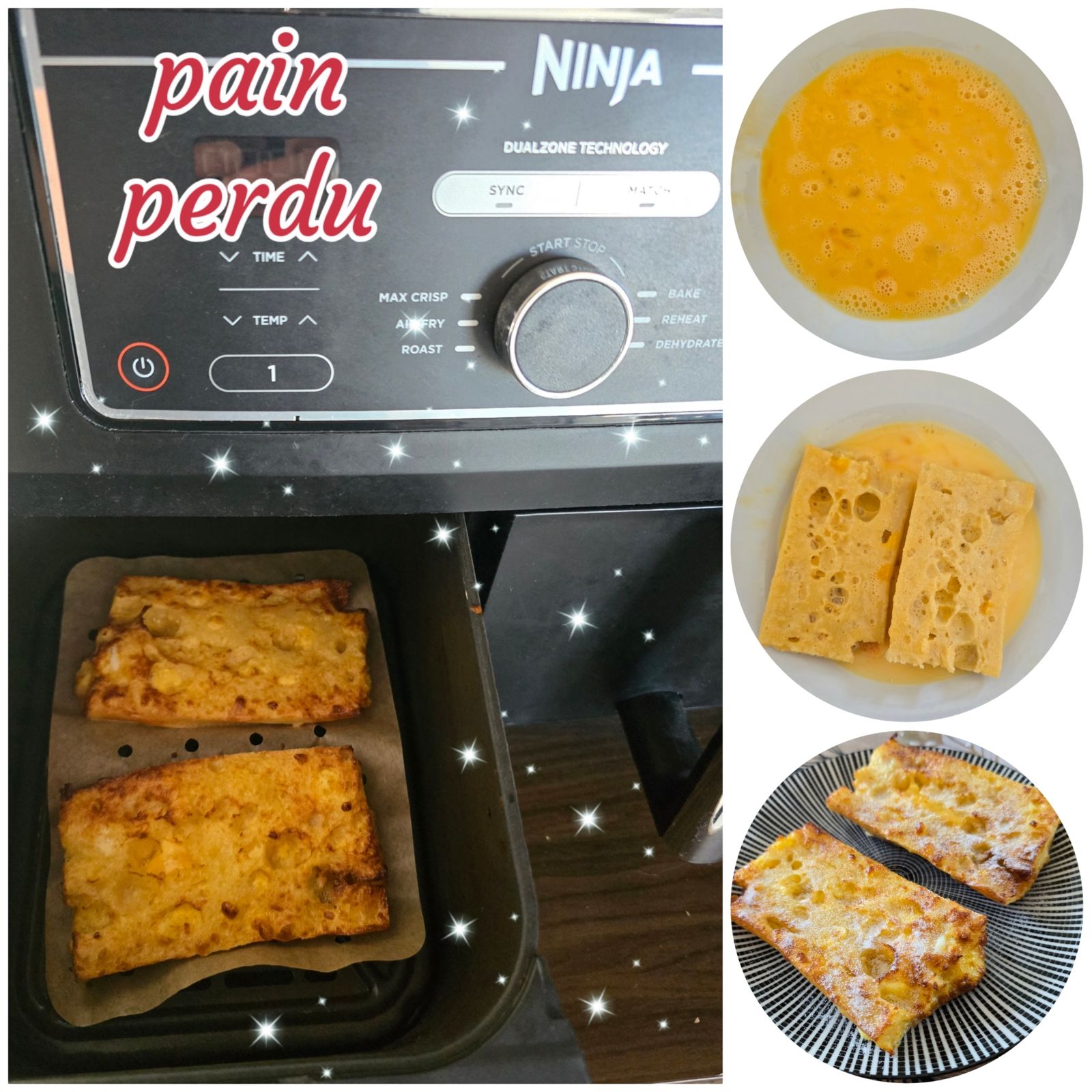 Pain Perdu à la Ninja Air Fryer