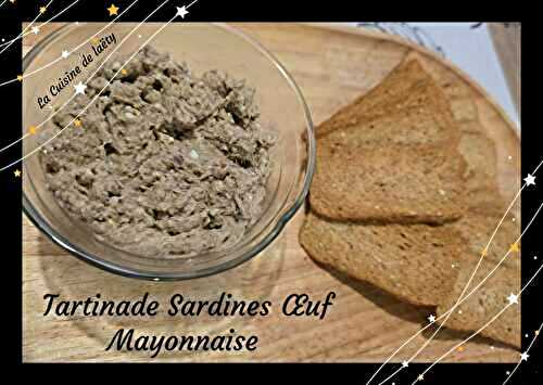Tartinade Sardines Oeuf Mayonnaise