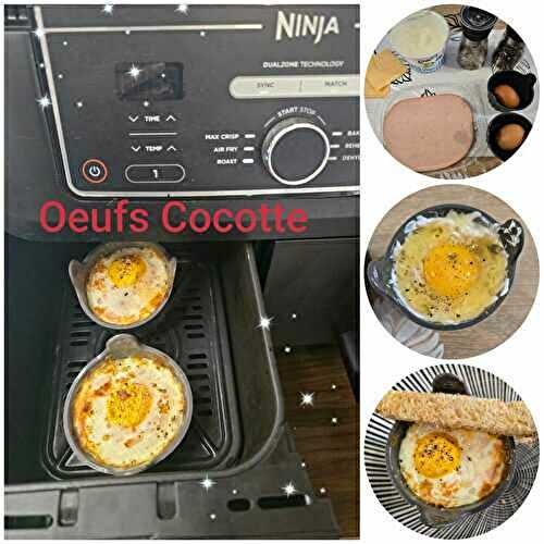 Oeufs Cocotte Cuisson Air Fryer