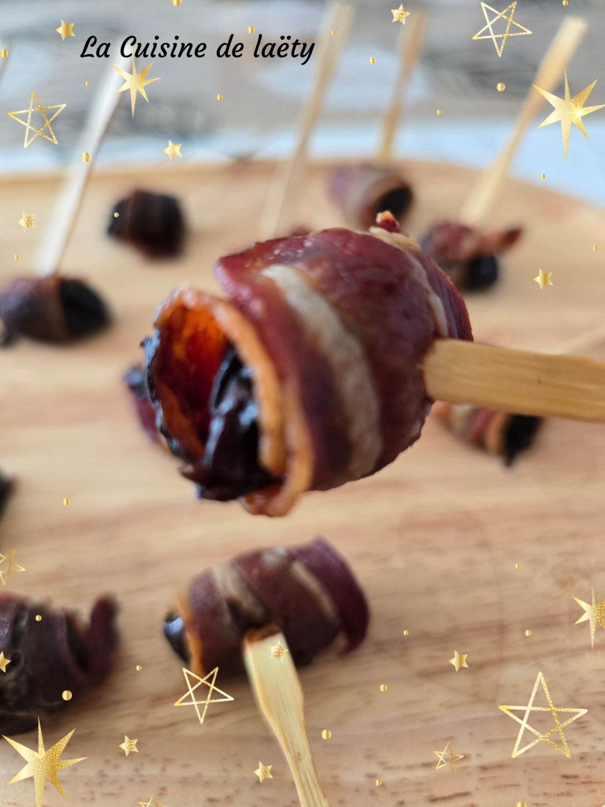 Roulés de Pruneaux au Lard