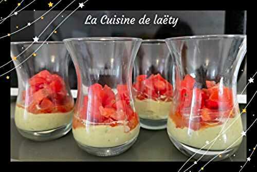 Verrines Guacamole Tomates Sauce Tomates séchées