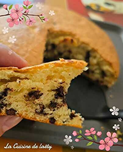 Gâteau au yaourt aux pépites de chocolat