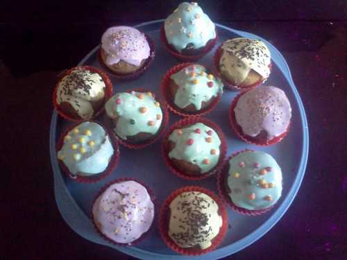 Cupcakes en folie : recette cupcake vanille - La cuisine de Lilou92