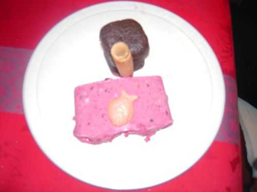 Duo fondant au chocolat glace aux fruits rouges