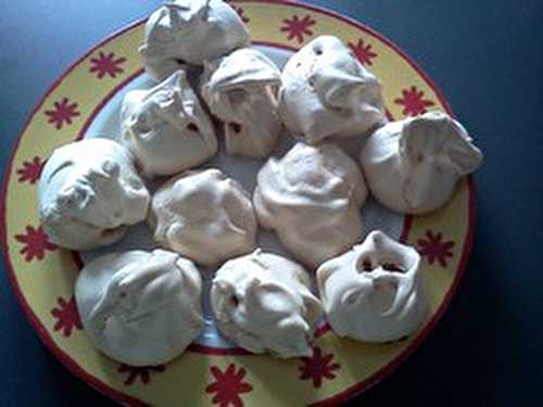 Meringues à la violette