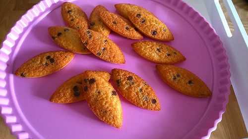 Recettte mini financiers pépites de chocolat