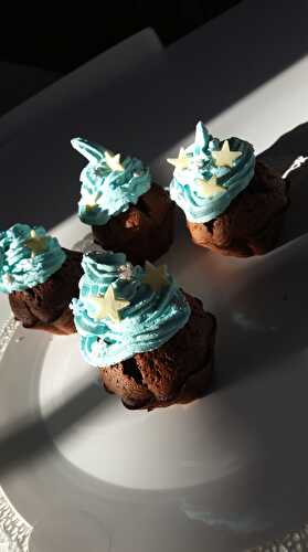 Cupcakes d’hiver au chocolat