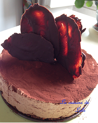 Entremet mousse au chocolat