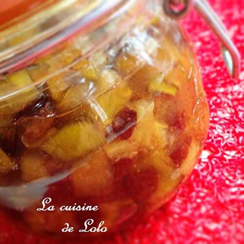 La confiture de courgettes