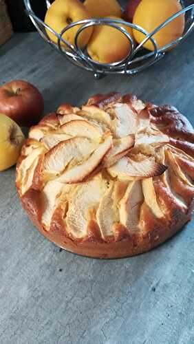 Le moelleux aux pommes du goûter