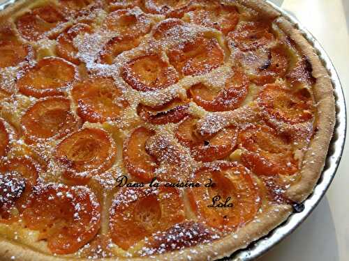 Ma tarte aux abricots