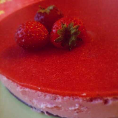 Mon bavarois à la fraise