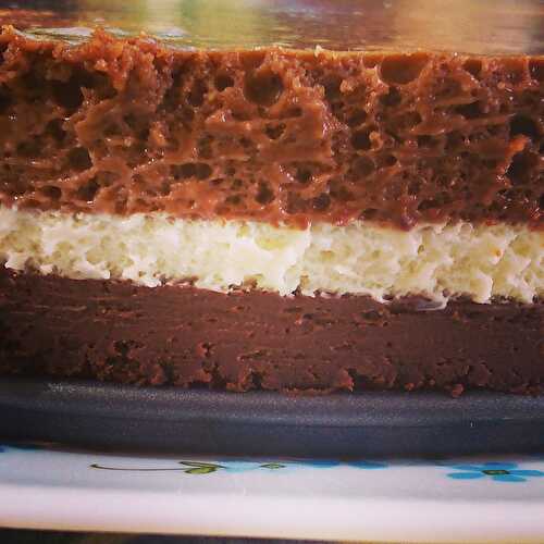 Mon entremet trois chocolats