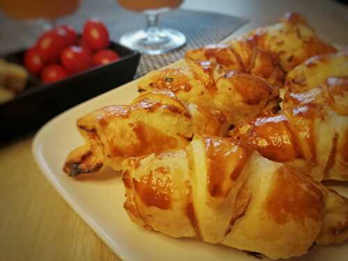 Croissants au Saumon Fumé