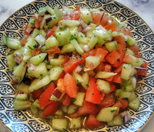 Salade Tomates Concombre