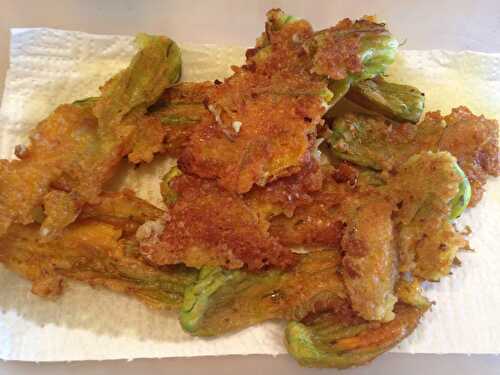 Beignets de Fleurs de courgette