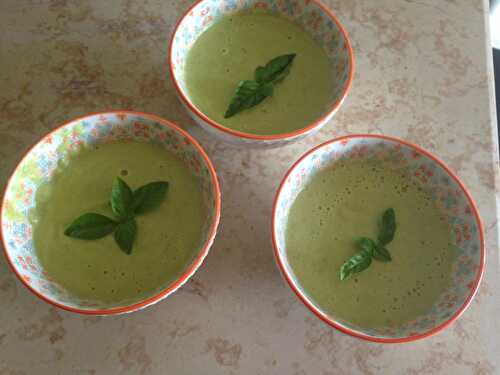 Gaspacho de courgettes