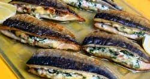 Sardines farcies véritable recette de Nice