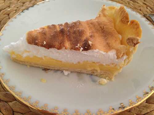 Tarte au citron meringuée