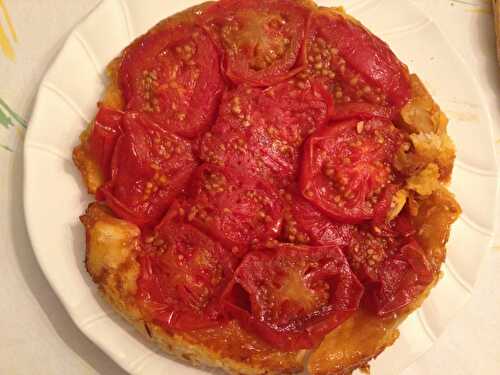 Tarte tatin à la tomate