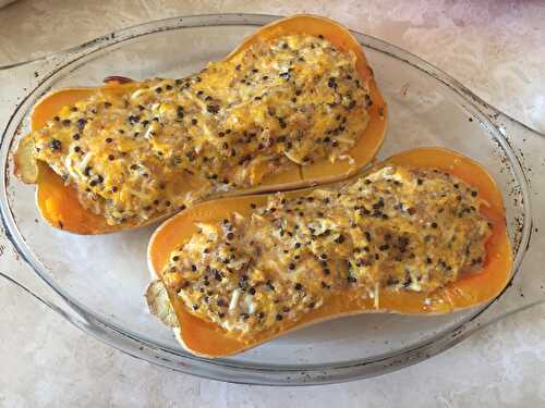 Courge butternut farcie