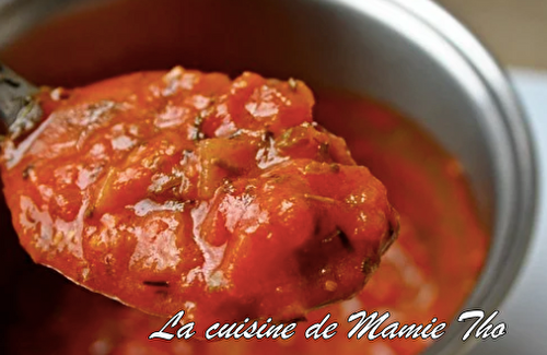 Sauce napolitaine - La Cuisine de Mamie Tho