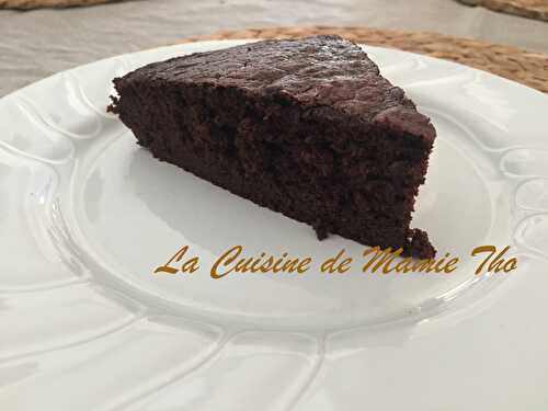 Recette gâteau chocolat betterave sans beurre