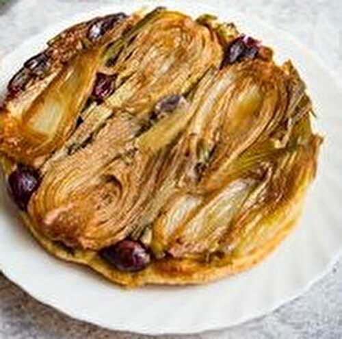 Tarte tatin au fenouil