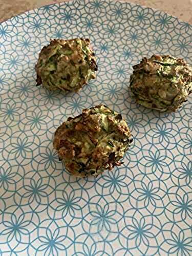 Boulettes de Courgettes et boeuf au Four 