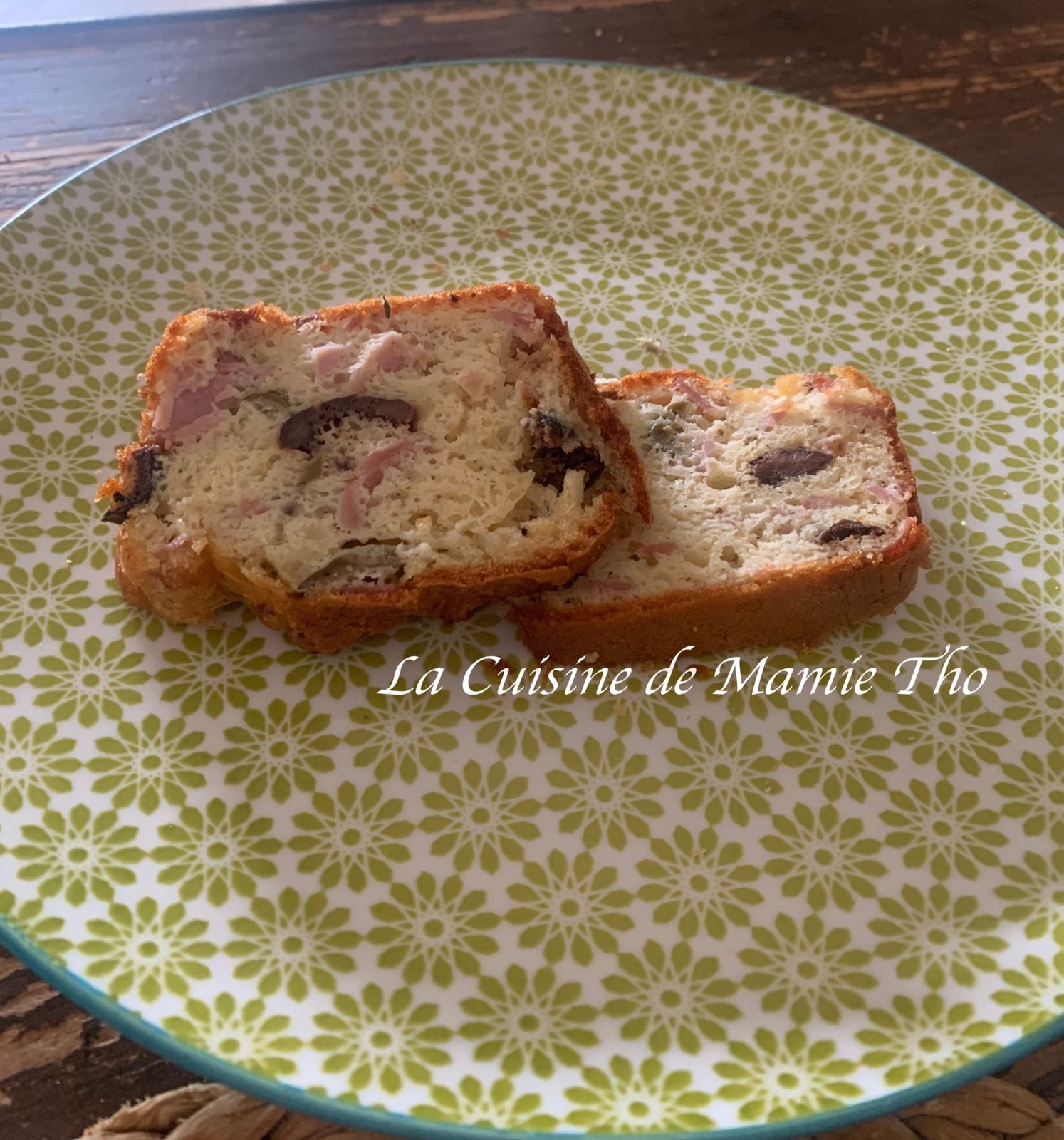 Cake au jambon et olives de Sophie 
