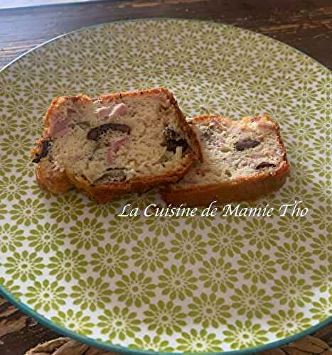 Cake au jambon et olives de Sophie 