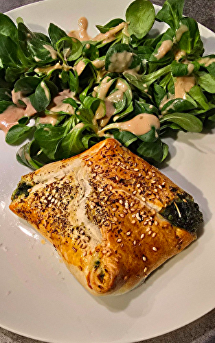 Feuilletés épinards et chèvre à l'air-fryer