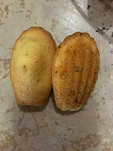 Madeleines au citron et au thym de Simone Zanoni