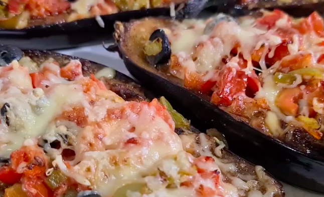 Aubergines farcies à la Provençale