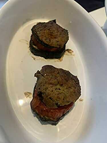 Croque aubergines - tomates