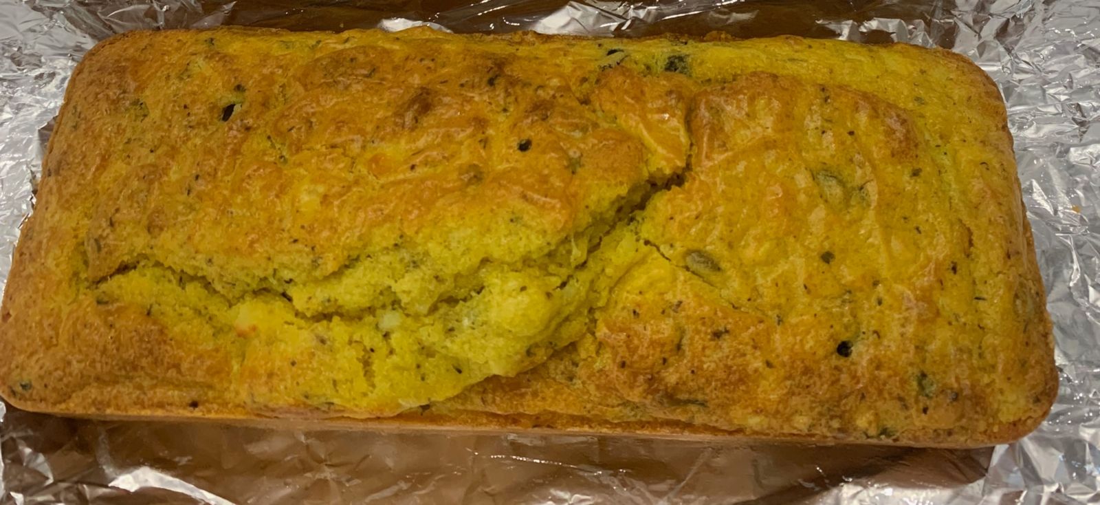 Cake féta et olives noires sans gluten