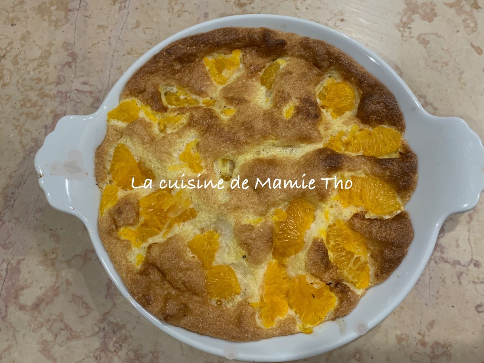 Gratin de clémentines ultra rapide