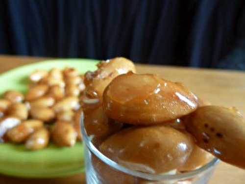 Recette - Amandes caramélisées